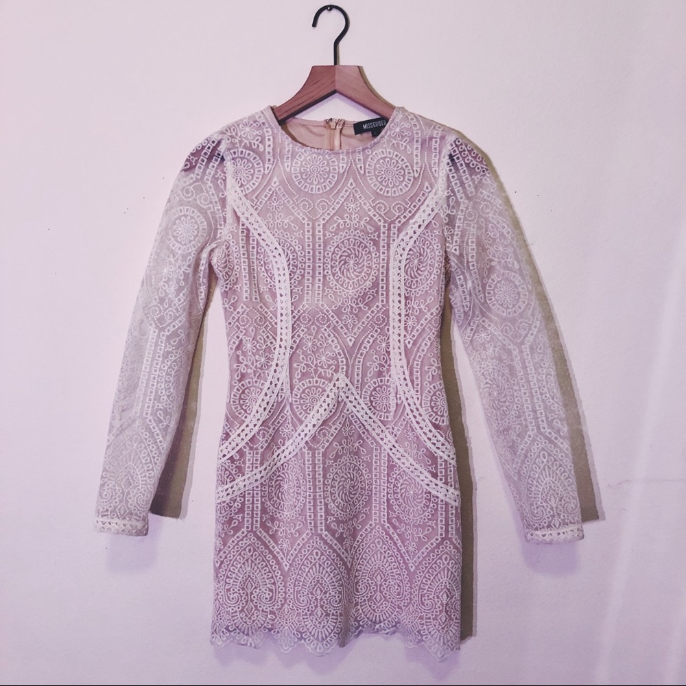 White Embroidered Dress
